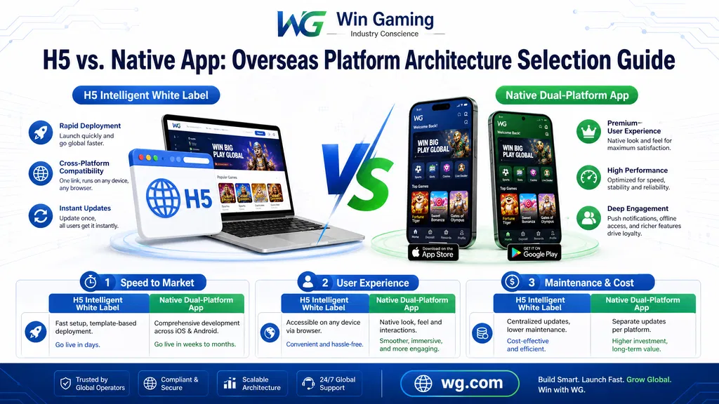 H5 智能包网 vs 原生双端 App：出海平台架构选型完整对比