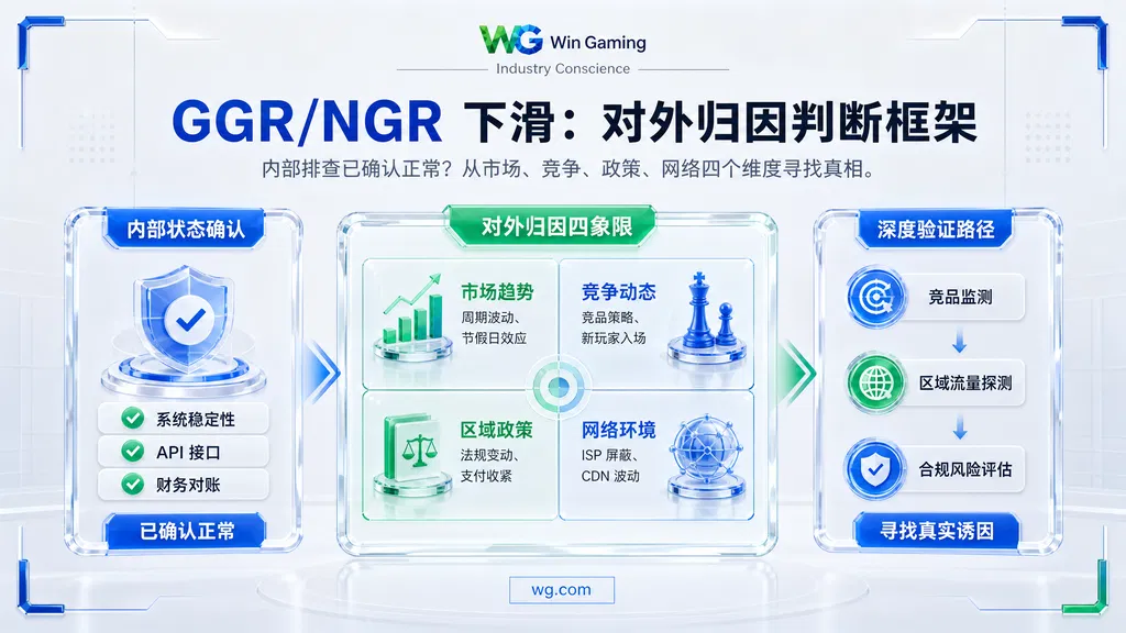 包网平台GGR/NGR下滑，内部排查完了还没恢复？对外归因判断框架